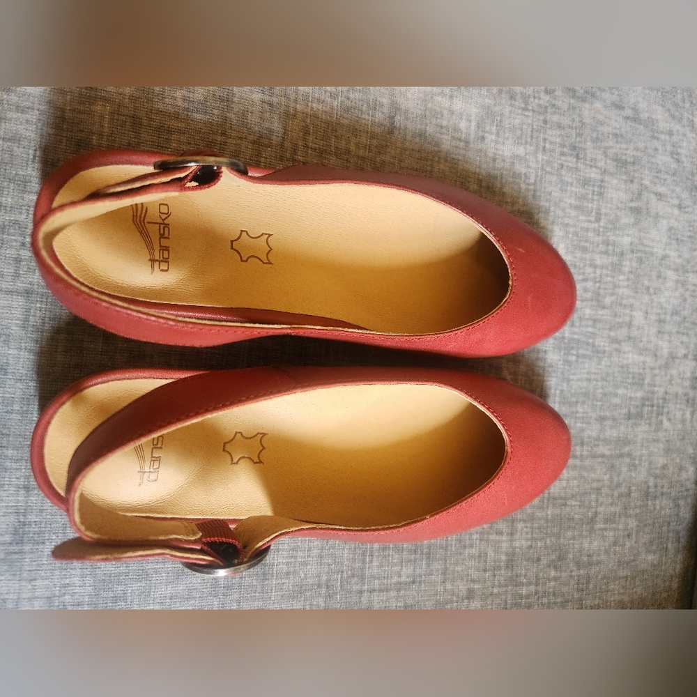 Red Dansko Lea Flat Size 36 - Picture 4 of 6